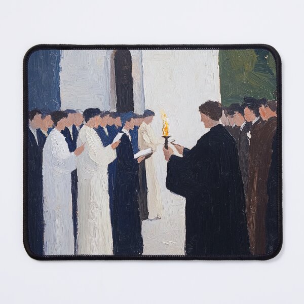 Item preview, Clergy | Post-impressionist painting style designed and sold by ComicsFactory.