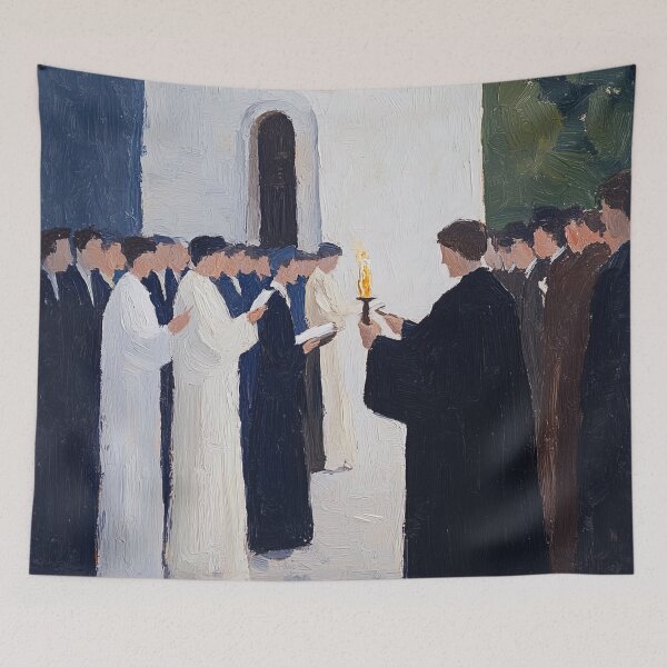 Item preview, Clergy | Post-impressionist painting style designed and sold by ComicsFactory.