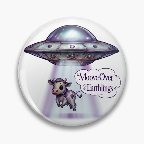 Item preview, mooove over earthlings designed and sold by vessawickedstickers.