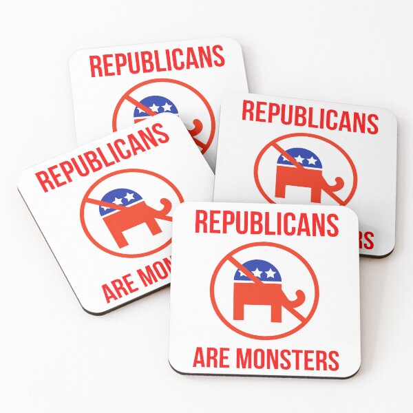 Item preview, Republicans are monsters  designed and sold by Rachel the Artist .
