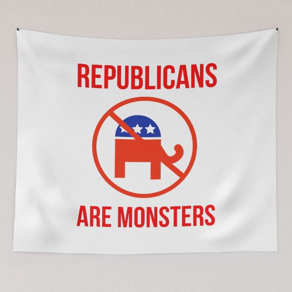 Item preview, Republicans are monsters  designed and sold by Rachel the Artist .