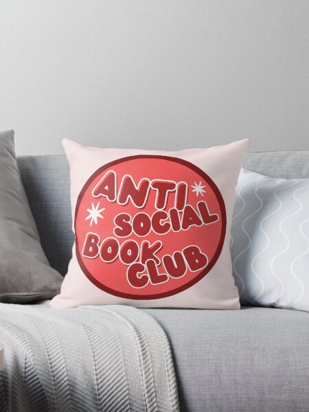 Item preview, Anti Social Book Club, Introvert Reads designed and sold by Koticmak Store.
