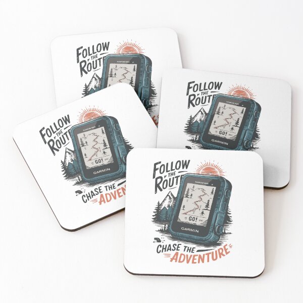 Item preview, Follow The Route, Chase The Adventure | Garmin Adventure Mode – GPS Tracking for Cyclists, Runners, and Hikers Who Live for Data, Routes, and Exploring the Outdoors | Motivational designed and sold by BMLprint ⭐⭐⭐⭐⭐.