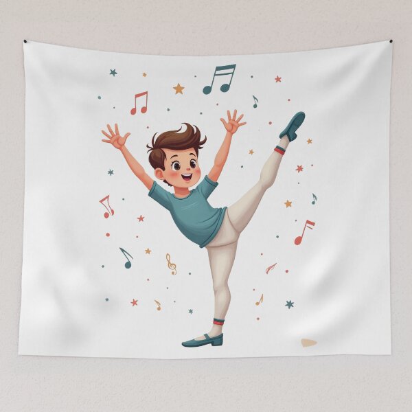 Item preview, Ballet Boy - Funny and Graceful Dance Design designed and sold by UAcomix.