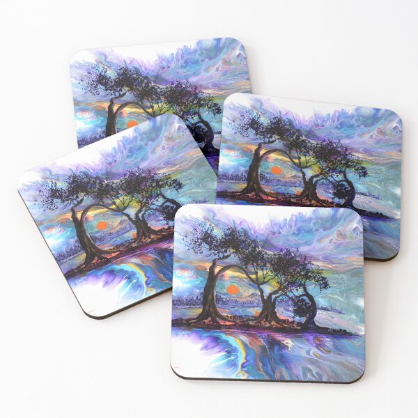 Item preview, Melody of the Cypress Trees at Sunset designed and sold by BreezyZen.