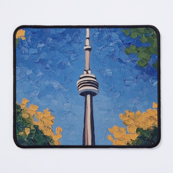 Item preview, CN Tower | Post-impressionist painting style designed and sold by ComicsFactory.