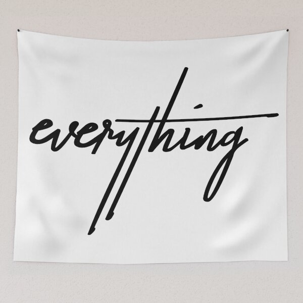Item preview, Everything: A Playful Typographic Statement designed and sold by ReggieDior.