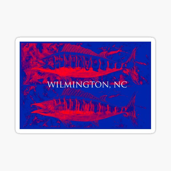 Vista previa del artículo con la obra «Salty Wahoo Wilmington NC», diseñado y vendido por barryknauff.