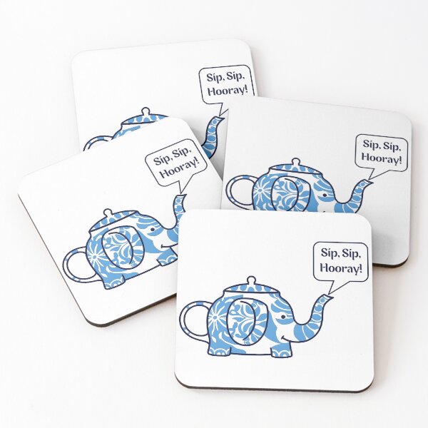 Item preview, Delftware Tea Kettle Elephant - Classic Blue Ceramic Elephant designed and sold by UniversalFlair.
