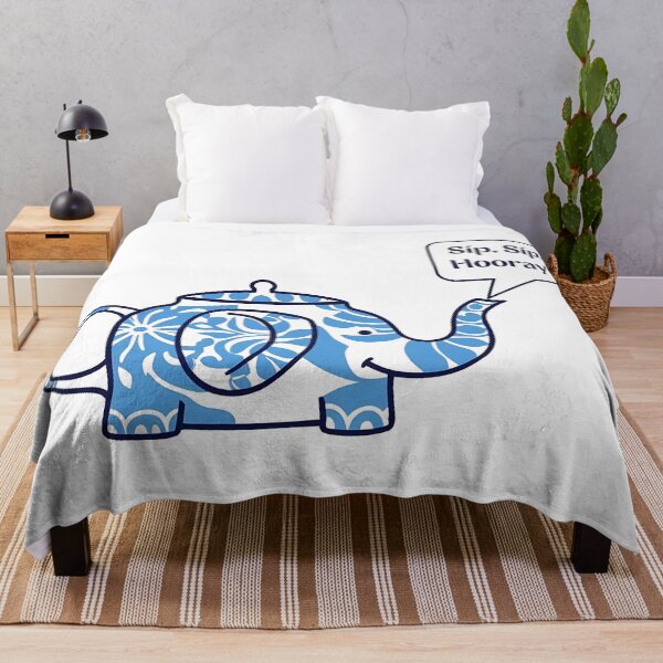 Item preview, Delftware Tea Kettle Elephant - Classic Blue Ceramic Elephant designed and sold by UniversalFlair.