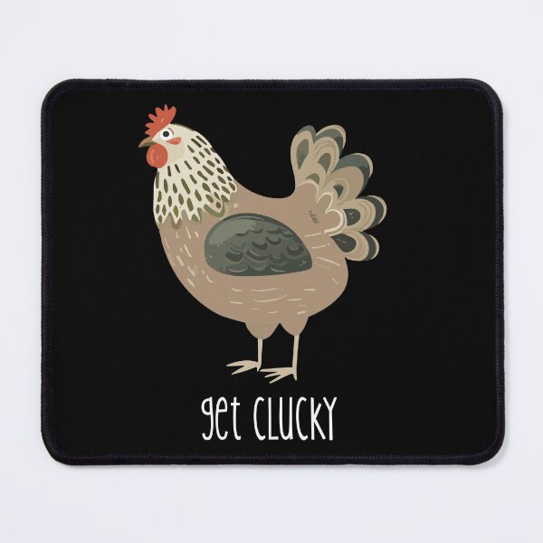 Item preview, Get Clucky, Chicken Humor, Funny Hen designed and sold by Furkid Studio.