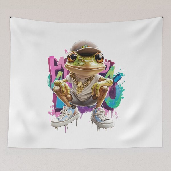 Item preview, Frog Swag – Street Graffiti King designed and sold by lylange.
