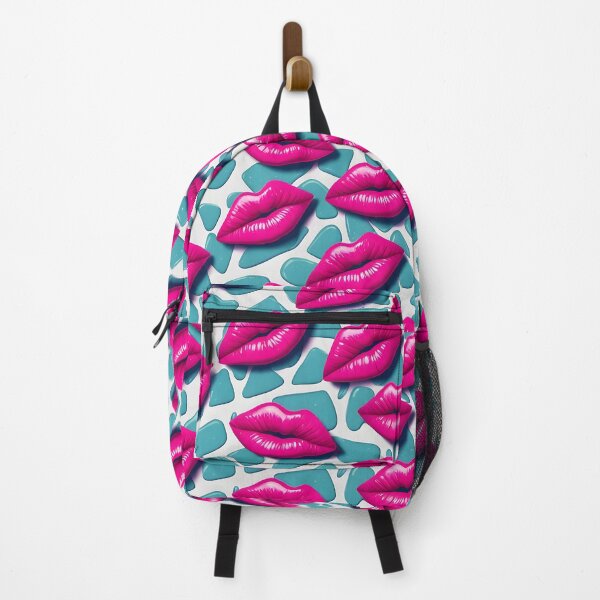 Item preview, Pink lips pattern designed and sold by PrintLabStudio.