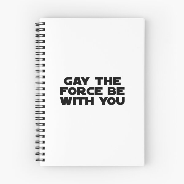 Item preview, Gay the Force (black, bold) designed and sold by AllQueerHere.