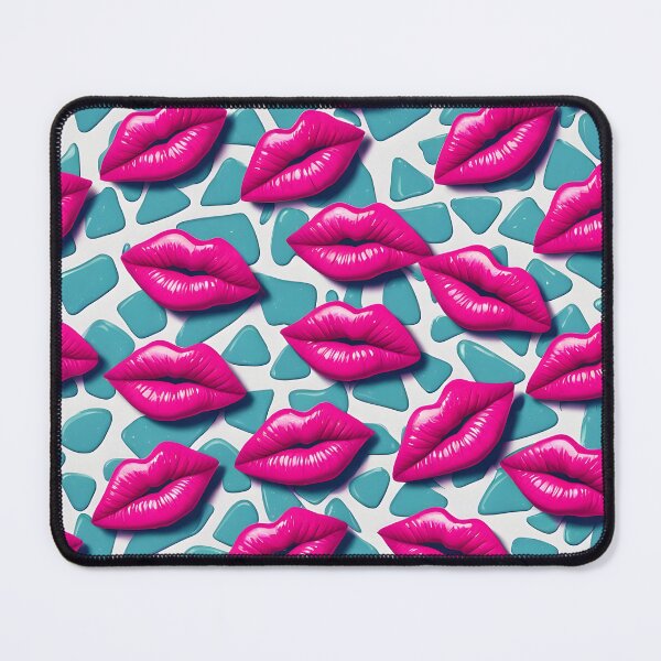 Item preview, Pink lips pattern designed and sold by PrintLabStudio.