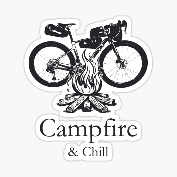 Item preview, Bikepacking Adventure – Campfire & Chill Cycling Gift designed and sold by KarlMast.