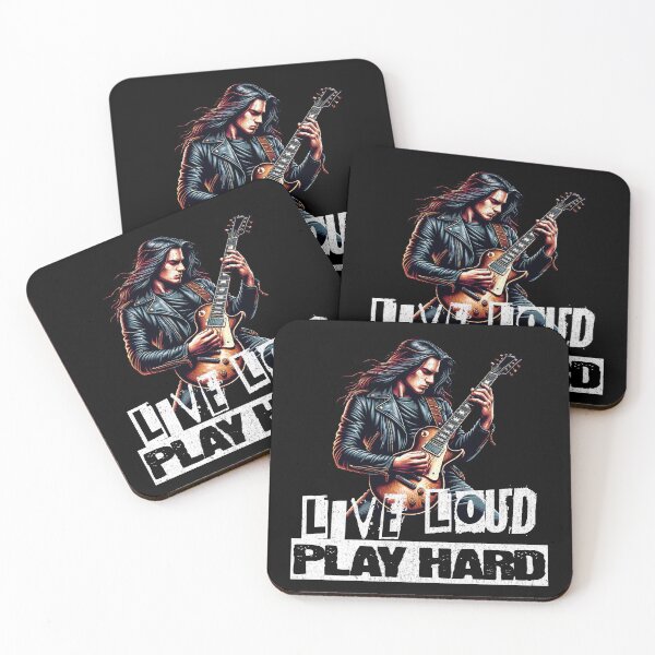 Item preview, Live Loud Play Hard designed and sold by GAZZA DESIGN.