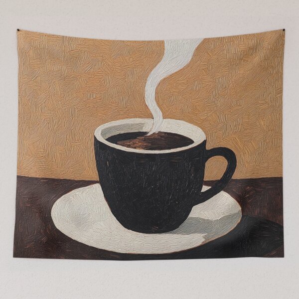 Item preview, Coffee | Post-impressionist painting style designed and sold by ComicsFactory.