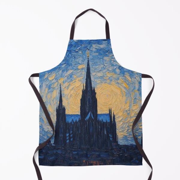 Item preview, Cologne Cathedral | Post-impressionist painting style designed and sold by ComicsFactory.