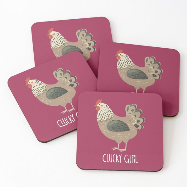 Item preview, Clucky Girl, Chicken Lover, Chicken Lady designed and sold by Furkid Studio.