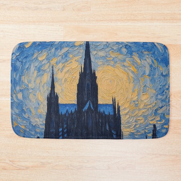 Item preview, Cologne Cathedral | Post-impressionist painting style designed and sold by ComicsFactory.