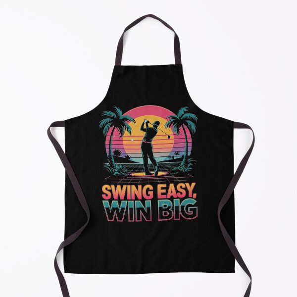 Item preview, Retro Golf Swing Poster – Vintage Sunset Golfer Aesthetic designed and sold by love3617.