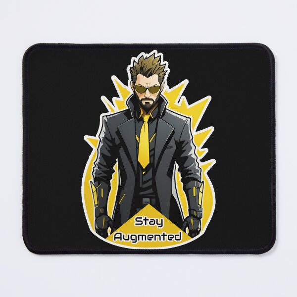 Item preview, Yellow Deus Pro Gamer - Hardcore Augmented Adam fan designed and sold by SlightlyUnreal.