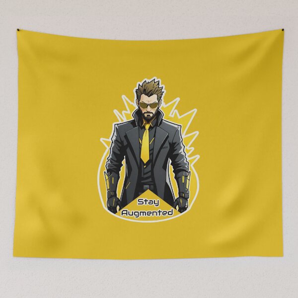 Item preview, Yellow Deus Pro Gamer - Hardcore Augmented Adam fan designed and sold by SlightlyUnreal.