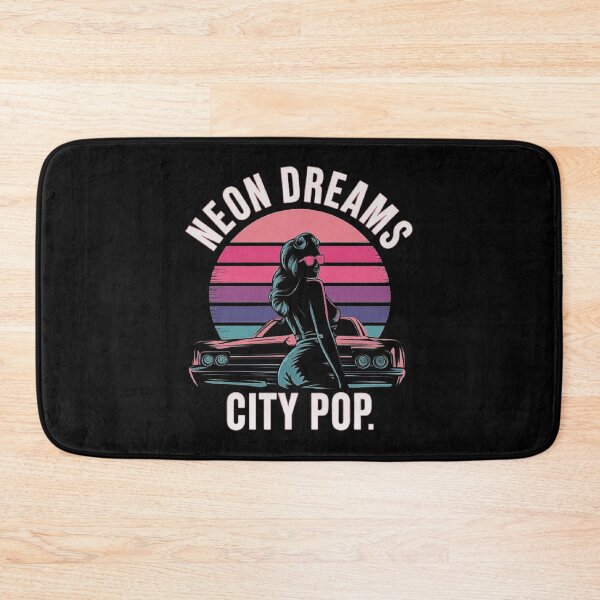 Item preview, Neon Dreams City Pop – Retro 80s Aesthetic Art designed and sold by love3617.