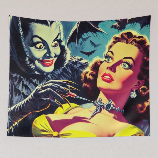 Item preview, Retro Horror Pulp designed and sold by PulpVintage.