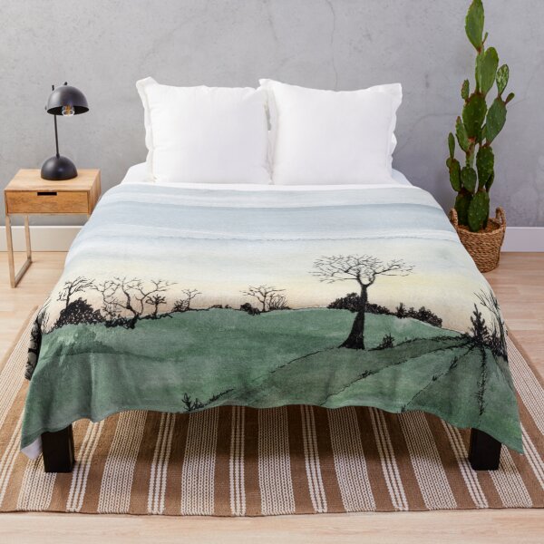 Item preview, Sunrise watercolour painting designed and sold by katherineblower.