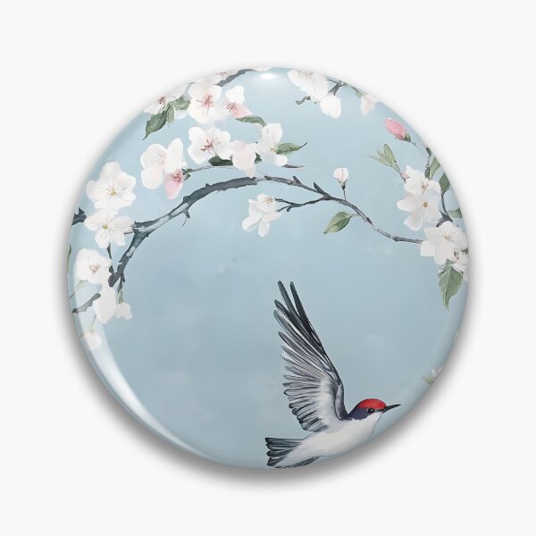 Item preview, Swallow among the apple blossom designed and sold by Lewis-mart.