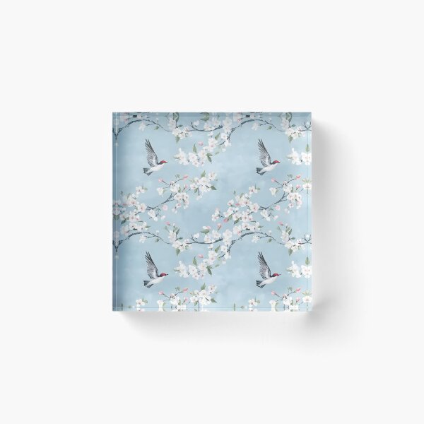 Item preview, Swallow among the apple blossom designed and sold by Lewis-mart.