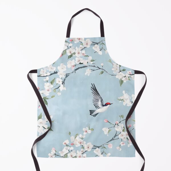 Item preview, Swallow among the apple blossom designed and sold by Lewis-mart.
