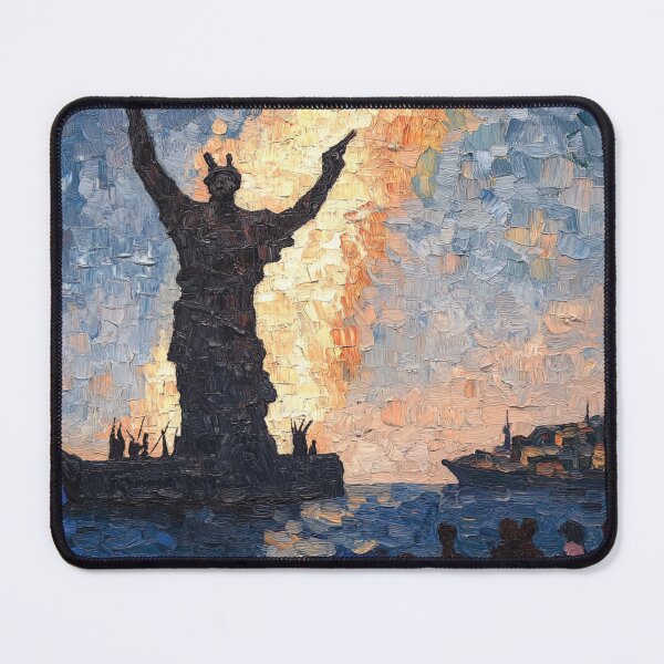 Item preview, Colossus of Rhodes | Post-impressionist painting style designed and sold by ComicsFactory.