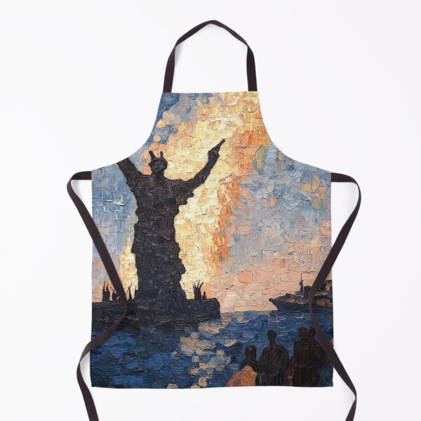 Item preview, Colossus of Rhodes | Post-impressionist painting style designed and sold by ComicsFactory.