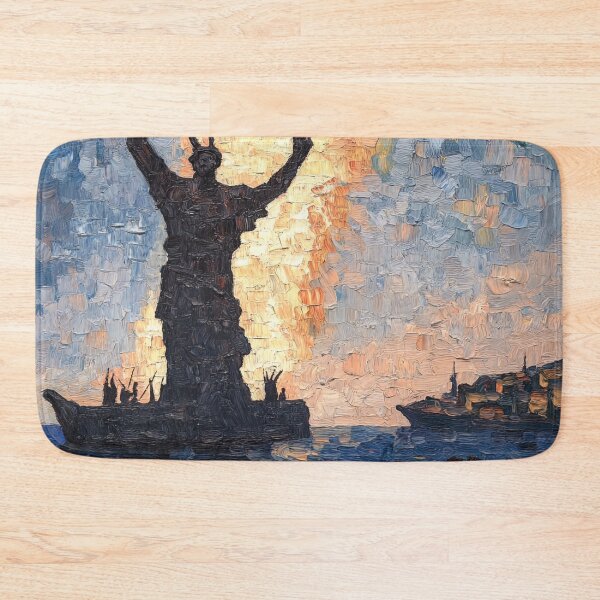 Item preview, Colossus of Rhodes | Post-impressionist painting style designed and sold by ComicsFactory.