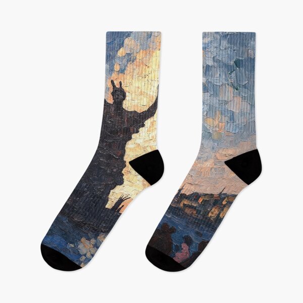 Item preview, Colossus of Rhodes | Post-impressionist painting style designed and sold by ComicsFactory.