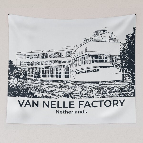 Item preview, Van Nelle Factory - Netherlands designed and sold by Lakeric Cityscapes.