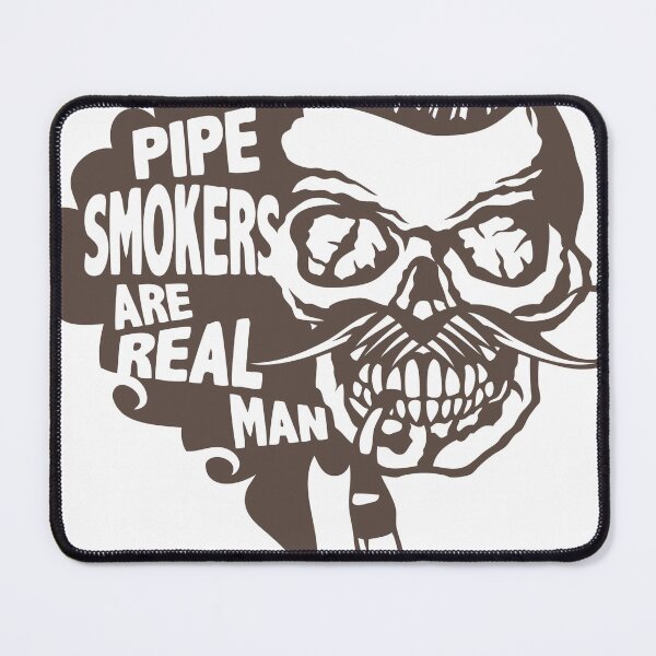 Item preview, skull quote hipster pipe smokers real man mustache designed and sold by Achille3777.