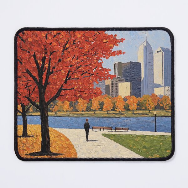 Item preview, Columbus Ohio | Post-impressionist painting style designed and sold by ComicsFactory.