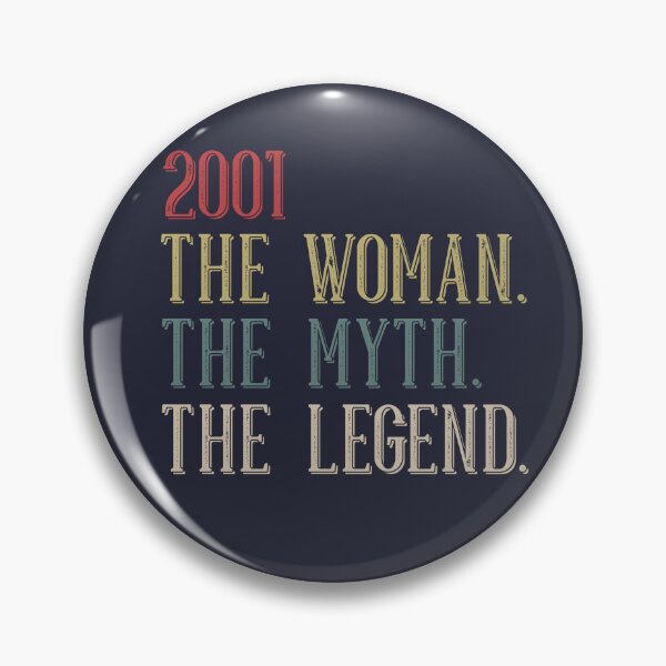 Item preview, 2001 The Woman The Myth The Legend Cool 24th Birthday Gift Funny Vintage 24 Year Old Bday Gifts Women Girl designed and sold by BCNDesign.