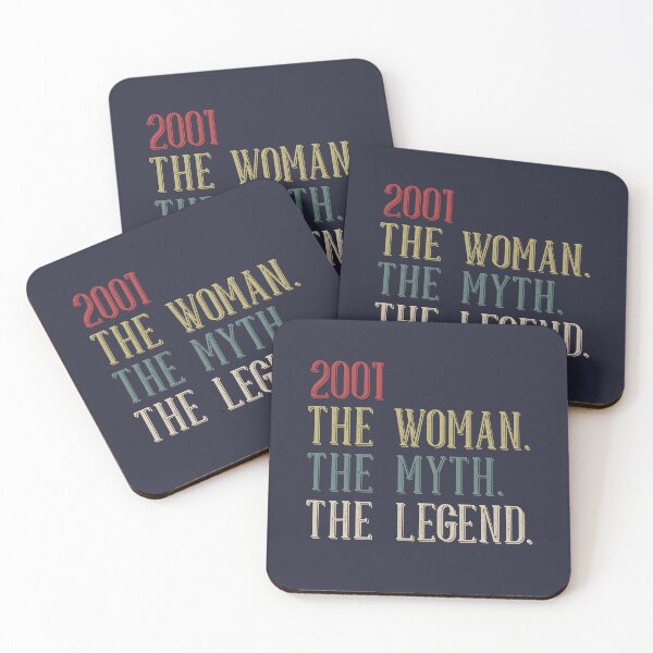 Item preview, 2001 The Woman The Myth The Legend Cool 24th Birthday Gift Funny Vintage 24 Year Old Bday Gifts Women Girl designed and sold by BCNDesign.