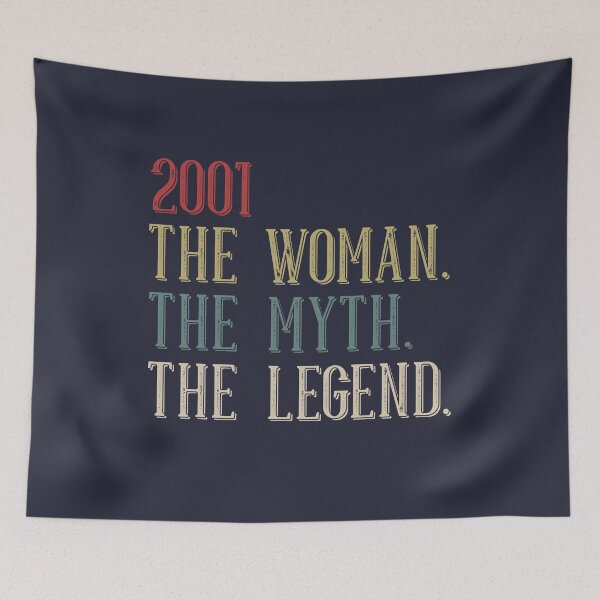 Item preview, 2001 The Woman The Myth The Legend Cool 24th Birthday Gift Funny Vintage 24 Year Old Bday Gifts Women Girl designed and sold by BCNDesign.
