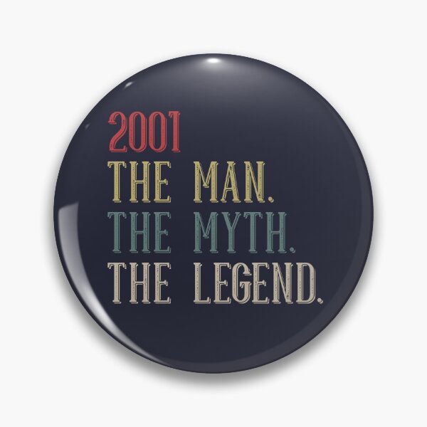 Item preview, 2001 The Man The Myth The Legend Cool 24th Birthday Gift Funny Vintage 24 Year Old Bday Gifts Men Boy designed and sold by BCNDesign.