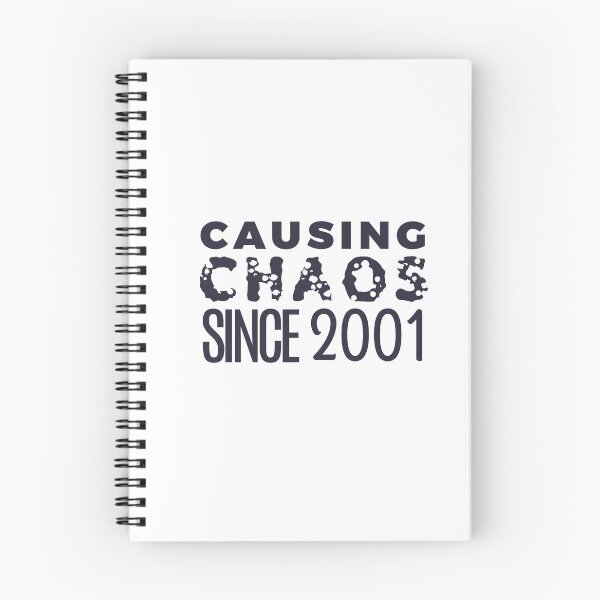 Item preview, Causing Chaos Since 2001 Cool Humor 24th Birthday Gift Funny 24 Year Old Bday Gifts Men Women Boy Girl designed and sold by BCNDesign.