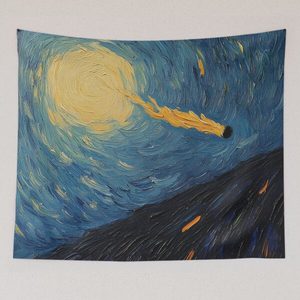 Item preview, Comet | Post-impressionist painting style designed and sold by ComicsFactory.