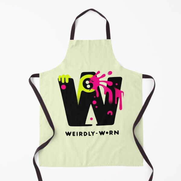 Item preview, Weirdly Worn Typography Art - Neon Pink Splatter Logo Design - Retro Graphic Letter W with Drip Effect for Alternative Fashion" designed and sold by WeirdlyWorn.