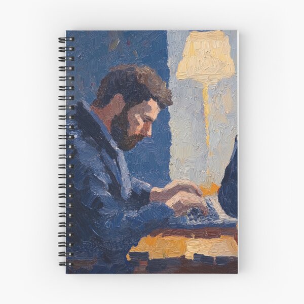 Item preview, Computer programmer | Post-impressionist painting style designed and sold by ComicsFactory.