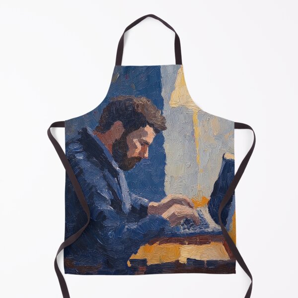 Item preview, Computer programmer | Post-impressionist painting style designed and sold by ComicsFactory.